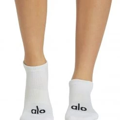 ACCESSORIES Alo Yoga Everyday Sock White/Black