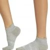 Alo Yoga Performance Tab Sock Athletic Heather Grey/White