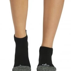 Alo Yoga Performance Tab Sock Black/Dove Grey ACCESSORIES