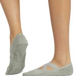 Alo Yoga Pivot Barre Sock Dove Grey Heather ACCESSORIES