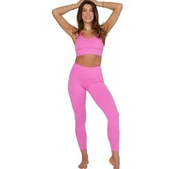 Onzie Eco Luxe Leggings Positive Pink CLOTHING