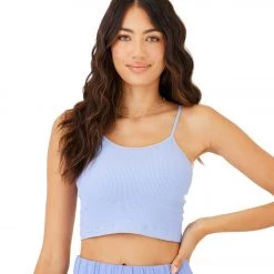 CLOTHING Onzie Seamless Tank Periwinkle