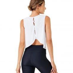 CLOTHING Onzie Runner Tank White