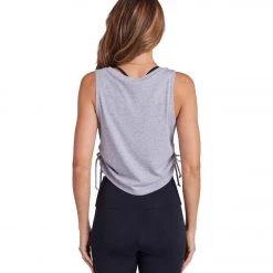 Onzie Side Tie Tank Heather Grey Core Rib NEW ARRIVALS 10 Onzie Side Tie Tank Heather Grey Core Rib NEW ARRIVALS