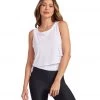 NEW ARRIVALS Onzie Side Tie Tank White Core Rib 2 NEW ARRIVALS Onzie Side Tie Tank White Core Rib