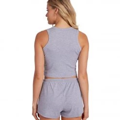 NEW ARRIVALS Onzie Sculpt Tank Heather Grey Core Rib