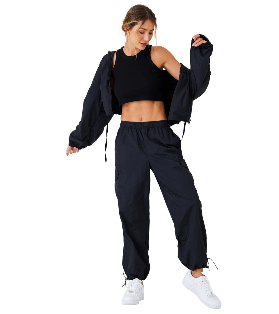 CLOTHING Onzie Parachute Jacket Black 6 CLOTHING Onzie Parachute Jacket Black