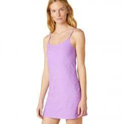 NEW ARRIVALS Beyond Yoga Spacedye Essential Dress Crisp Lavender Heather