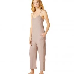Yoga Leotards Beyond Yoga Breezy Jumpsuit Washed Chai