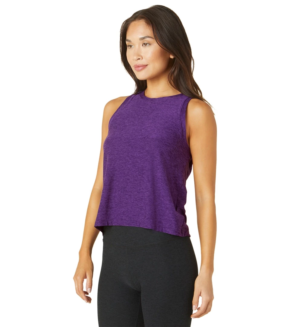 Beyond Yoga Featherweight Spacedye Rebalance Tank Purple Dahlia Heather 4 Beyond Yoga Featherweight Spacedye Rebalance Tank Purple Dahlia Heather
