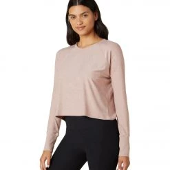 Yoga Jackets & Sweatshirts Beyond Yoga Featherweight Spacedye Daydreamer Pullover Chai