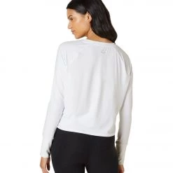 Yoga Jackets & Sweatshirts Beyond Yoga Featherweight Spacedye Daydreamer Pullover Cloud White