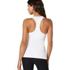 Yoga Tops Beyond Yoga Spacedye Step Up Racerback Tank Cloud White