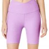 Beyond Yoga Spacedye At Your Leisure High Waisted Biker Shorts Crisp Lavender Heather