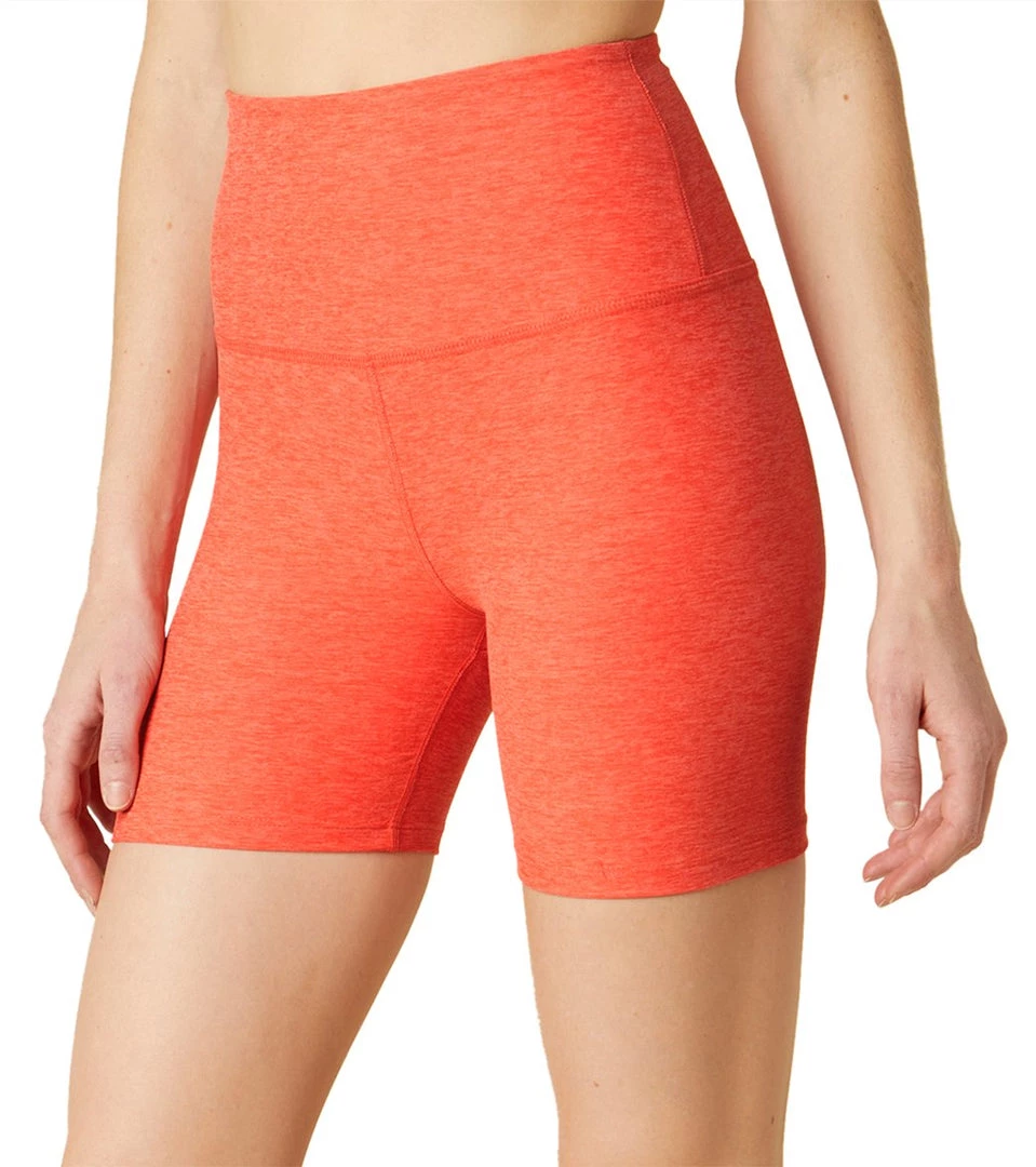 Beyond Yoga Spacedye Keep Pace Biker Shorts Fresh Coral Heather Yoga Shorts 4 Beyond Yoga Spacedye Keep Pace Biker Shorts Fresh Coral Heather Yoga Shorts