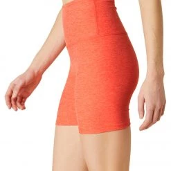 Beyond Yoga Spacedye Keep Pace Biker Shorts Fresh Coral Heather Yoga Shorts 12 Beyond Yoga Spacedye Keep Pace Biker Shorts Fresh Coral Heather Yoga Shorts