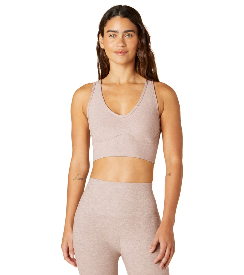 Beyond Yoga Spacedye Long Line Yoga Sports Bra Chai Yoga Sports Bras 3 Beyond Yoga Spacedye Long Line Yoga Sports Bra Chai Yoga Sports Bras