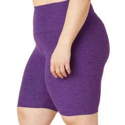 Beyond Yoga Plus Size Spacedye High Waisted Biker Shorts Purple Dahlia Heather NEW ARRIVALS 11 Beyond Yoga Plus Size Spacedye High Waisted Biker Shorts Purple Dahlia Heather NEW ARRIVALS