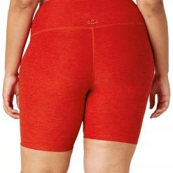 Beyond Yoga Plus Size Spacedye High Waisted Biker Shorts Red Hot-Siren NEW ARRIVALS 10 Beyond Yoga Plus Size Spacedye High Waisted Biker Shorts Red Hot-Siren NEW ARRIVALS