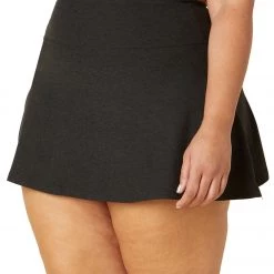 NEW ARRIVALS Beyond Yoga Plus Size Spacedye Tie Breaker Circle Skirt Darkest Night