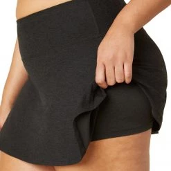 NEW ARRIVALS Beyond Yoga Plus Size Spacedye Tie Breaker Circle Skirt Darkest Night