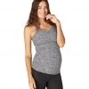Beyond Yoga Spacedye Bases Covered Maternity Racerback Tank Black/White