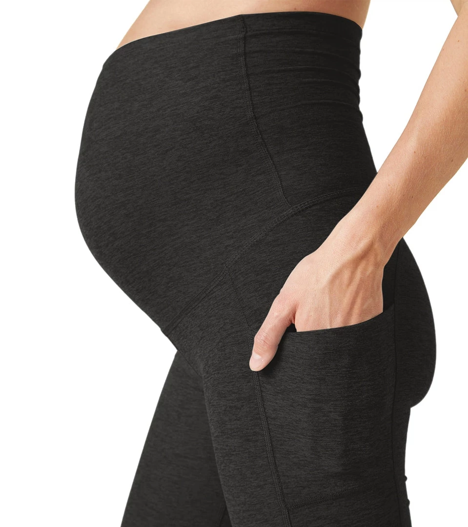 Beyond Yoga Spacedye Pockets Forever Maternity Biker Shorts Darkest Night Yoga Shorts 7 Beyond Yoga Spacedye Pockets Forever Maternity Biker Shorts Darkest Night Yoga Shorts