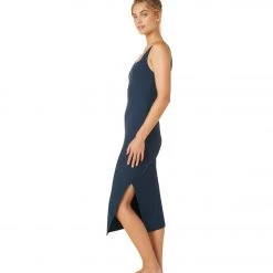 Beyond Yoga Spacedye Icon Maternity Dress Nocturnal Navy Yoga Dresses & Skirts