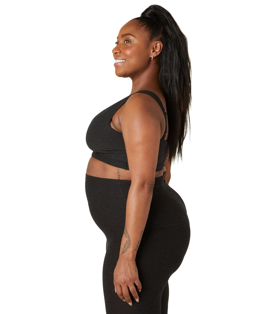 Beyond Yoga Spacedye Criss Crossover Maternity Nursing Bra Darkest Night Yoga Sports Bras 6 Beyond Yoga Spacedye Criss Crossover Maternity Nursing Bra Darkest Night Yoga Sports Bras
