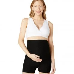 Beyond Yoga Spacedye Criss Crossover Maternity Nursing Bra Cloud White