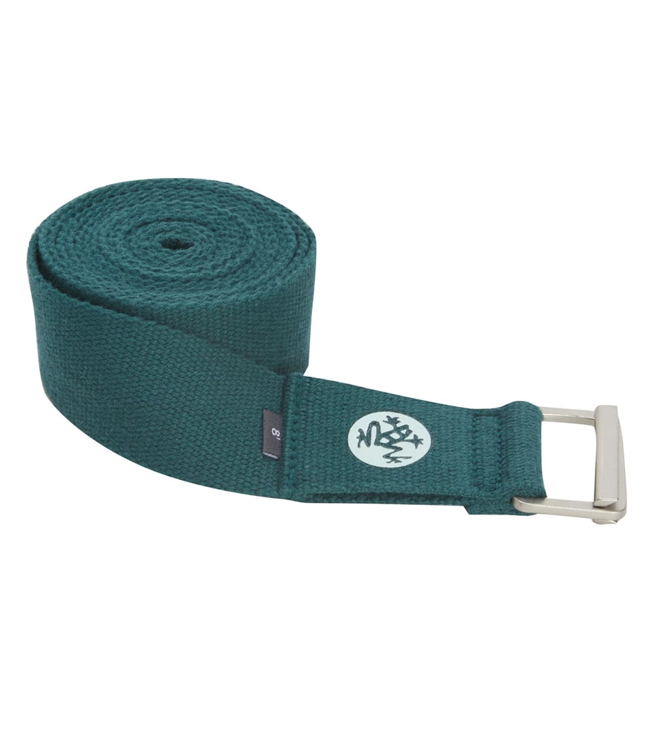 Manduka AligN 8' Yoga Strap Dark Deep Sea 3 Manduka AligN 8' Yoga Strap Dark Deep Sea