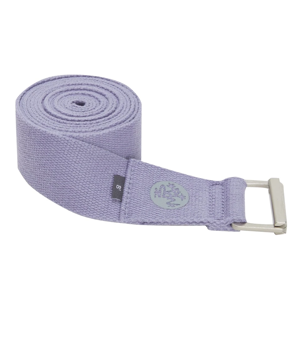 NEW ARRIVALS Manduka AligN 8' Yoga Strap Lavender 5 NEW ARRIVALS Manduka AligN 8' Yoga Strap Lavender