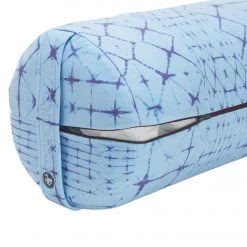 Manduka Enlight Round Yoga Bolster Star Dye Clear Blue