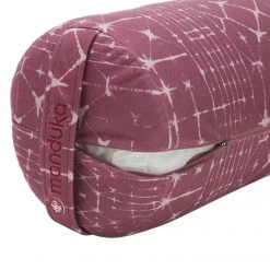 NEW ARRIVALS Manduka Enlight Round Yoga Bolster Star Dye Rose
