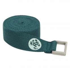 NEW ARRIVALS Manduka Unfold 2.0 6 Foot Yoga Strap Deep Sea Green