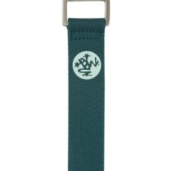 NEW ARRIVALS Manduka Unfold 2.0 6 Foot Yoga Strap Deep Sea Green