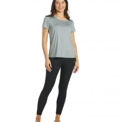 Marika Exhale Tee Heather Trooper CLOTHING