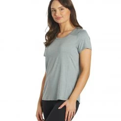 Marika Exhale Tee Heather Trooper CLOTHING