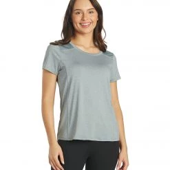 Marika Exhale Tee Heather Trooper CLOTHING