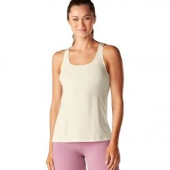 CLOTHING Tavi Breezy Tank Sand Stone