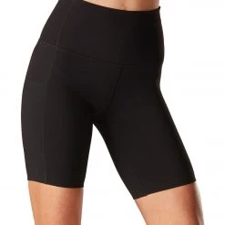 CLOTHING Tavi Stash & Dash Biker Shorts Ebony