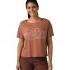 PrAna Organic Graphic Tee Terra One Line NEW ARRIVALS