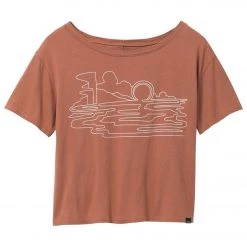 PrAna Organic Graphic Tee Terra One Line NEW ARRIVALS
