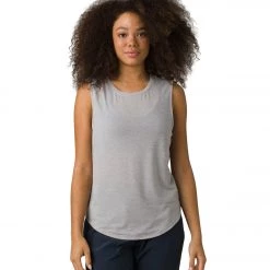 NEW ARRIVALS PrAna Rogue Sleeveless Grey Heather 11 NEW ARRIVALS PrAna Rogue Sleeveless Grey Heather