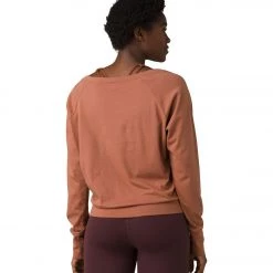 PrAna Organic Graphic Long Sleeve Terra One Line