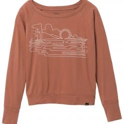 PrAna Organic Graphic Long Sleeve Terra One Line