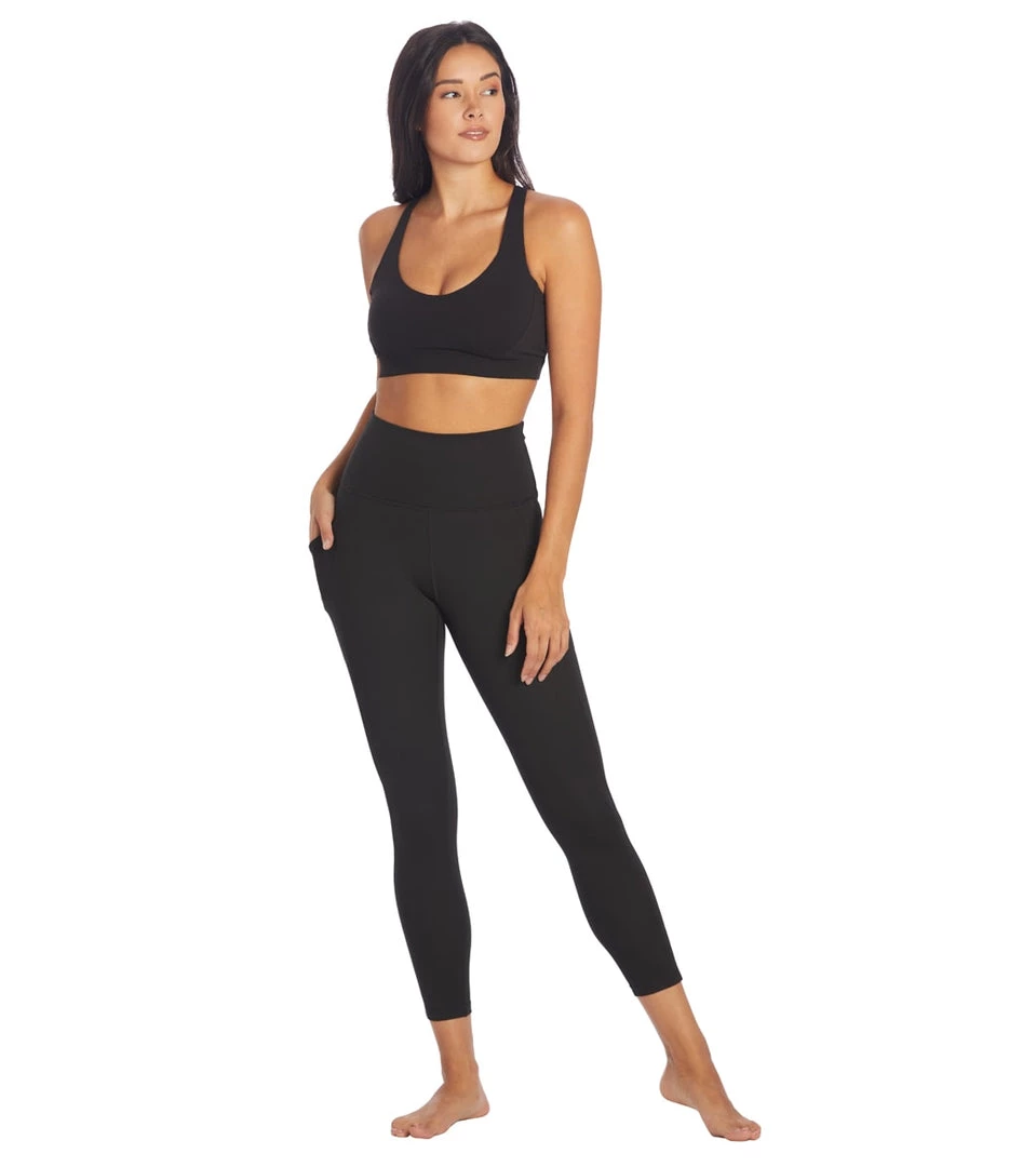 NEW ARRIVALS PrAna Becksa 7/8 Yoga Leggings Solid Black 6 NEW ARRIVALS PrAna Becksa 7/8 Yoga Leggings Solid Black
