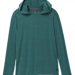 PrAna Watchtower Long Sleeve Hoodie Deep Pine NEW ARRIVALS