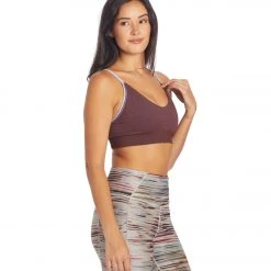 NEW ARRIVALS PrAna Sopra Seamless Bra Rich Cocoa
