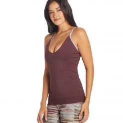PrAna Sopra Seamless Bra Tank Rich Cocoa